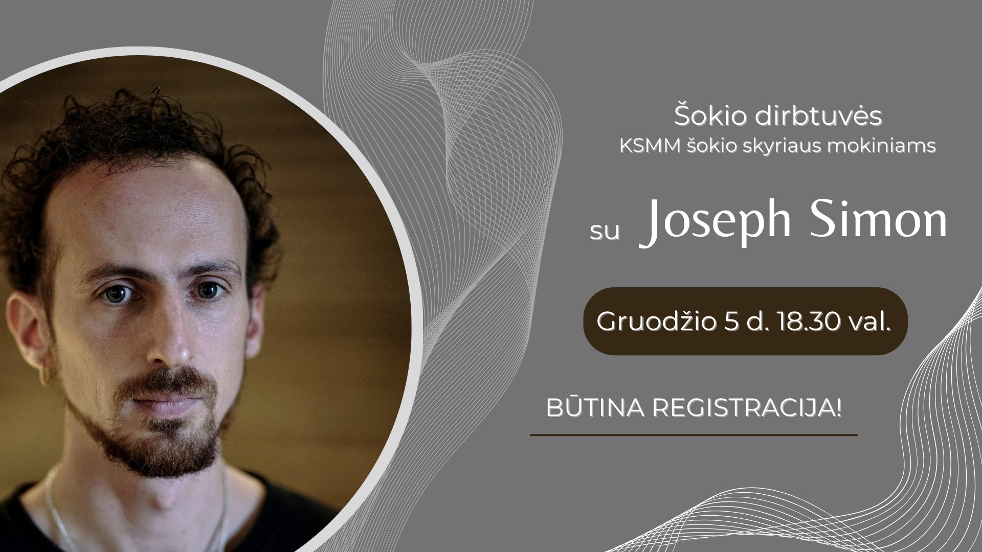 Šokio dirbtuvės su Joseph Simon