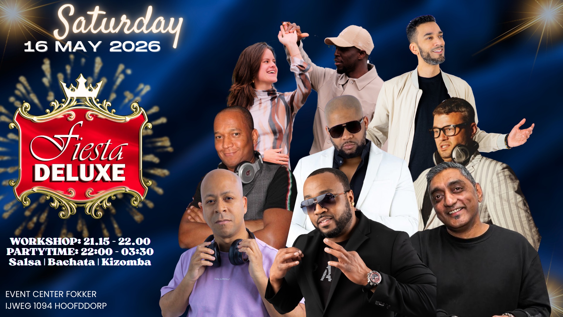Fiesta DeLuxe 3 areas Salsa • Bachata • Kizomba