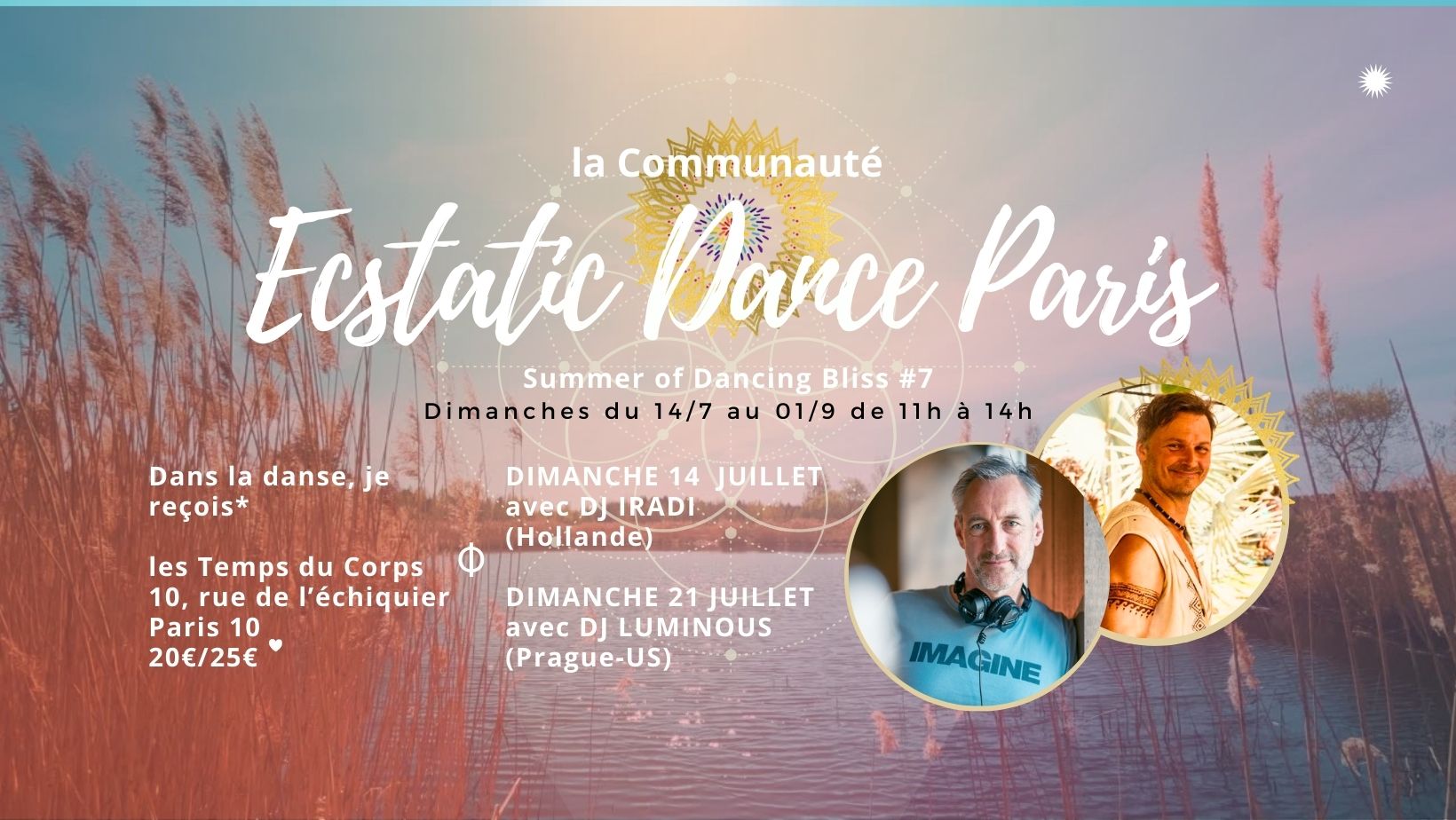 SUNdance avec DJ Iradi ★ Vivre Ecstatic Dance Paris