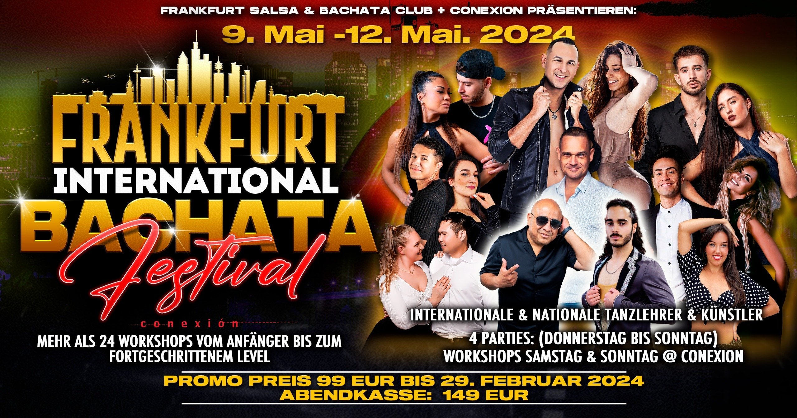 International Bachata Festival Frankfurt - 08. - 12. Mai 2024