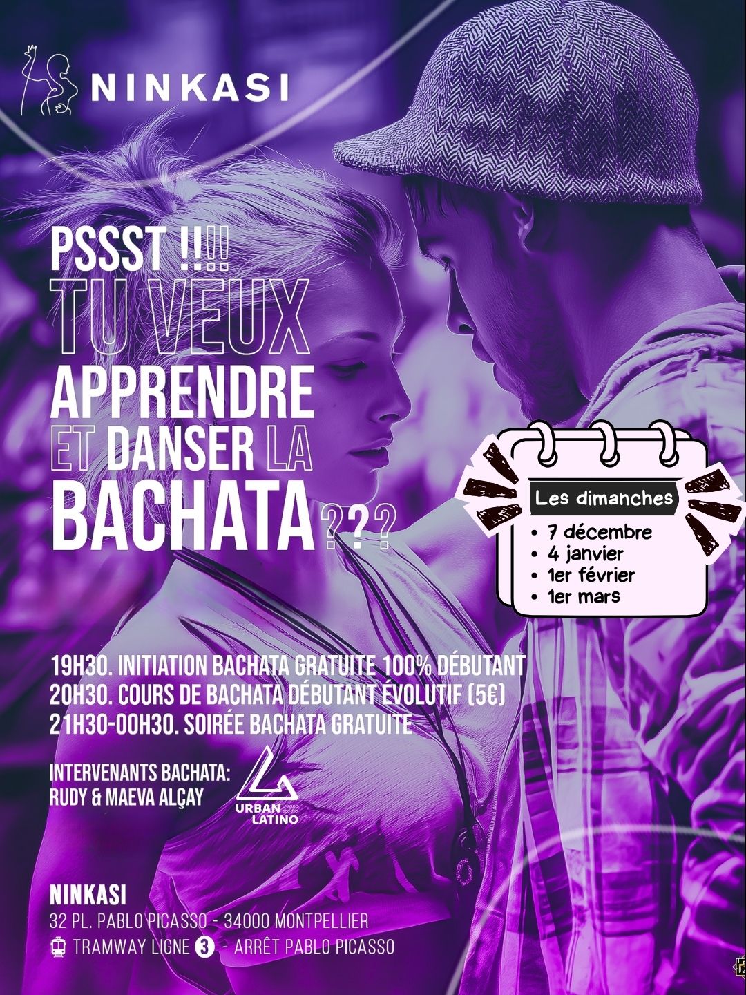 Soirée Bachata au Ninkasi Avec la team Urban Latino Dance Studio