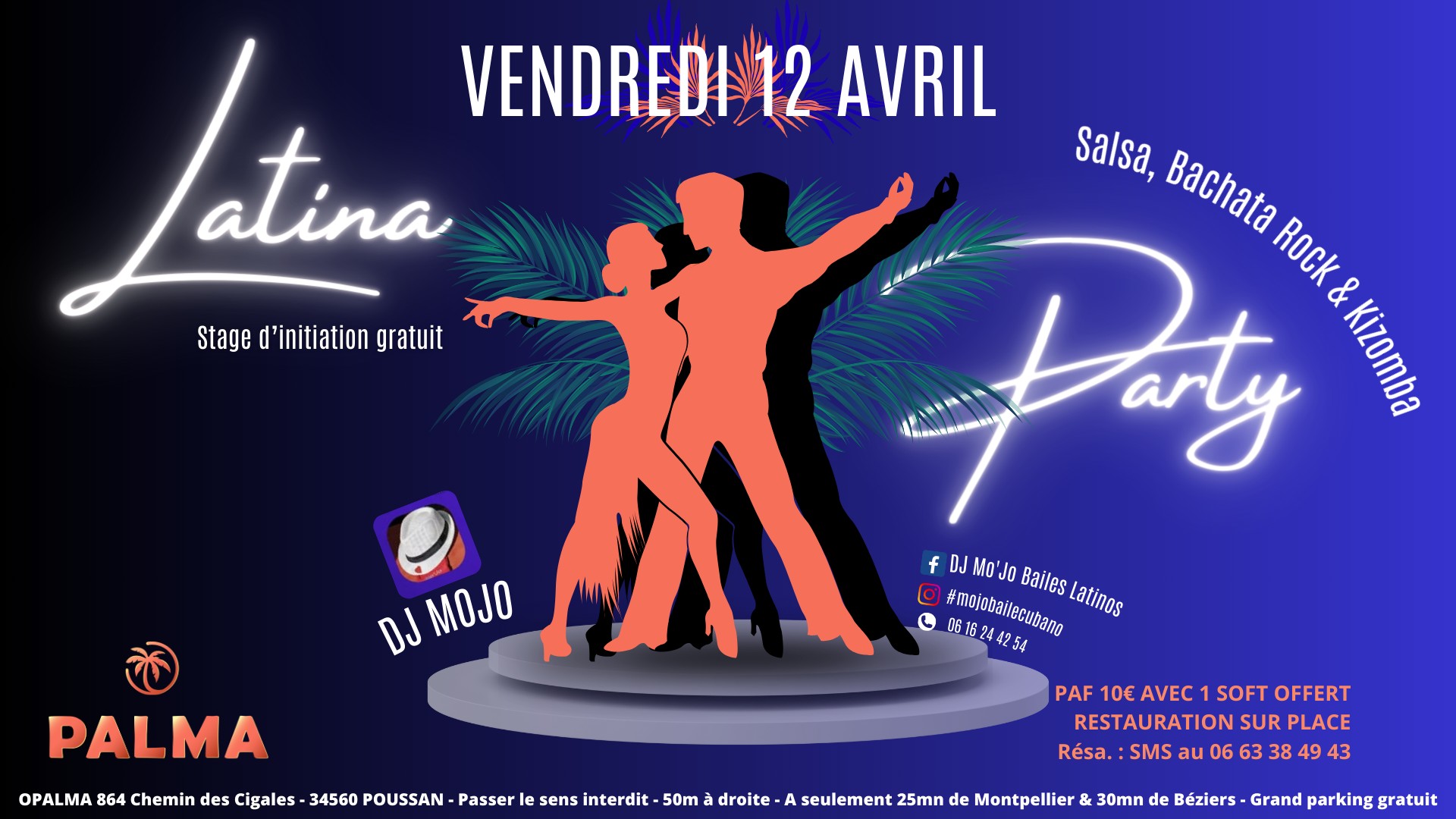 SOIREE LATINA PARTY Y MAS OPALMA POUSSAN