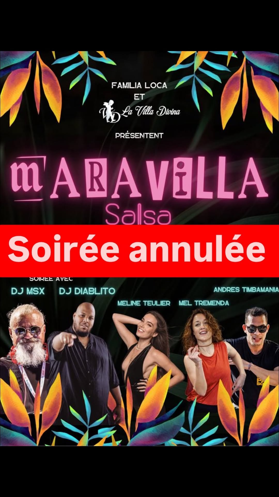 Vos vendredis Maravilla Salsa