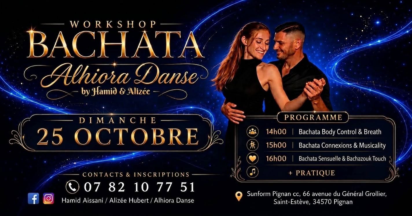 Workshops Bachata Alhiora Danse by Hamid & Alizée