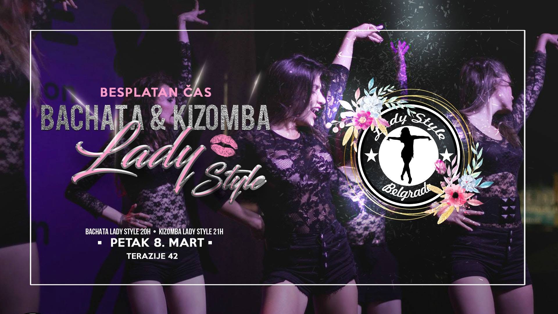 Bachata & Kizomba Lady Style - Besplatan čas 8. marta!