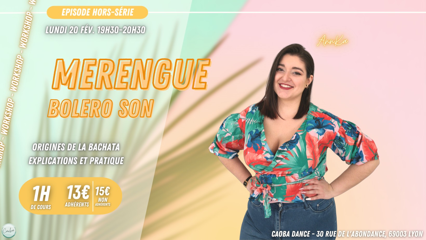 Hors-série🌴 WorkShop - 20 Fév. - Merengue by AnnKa