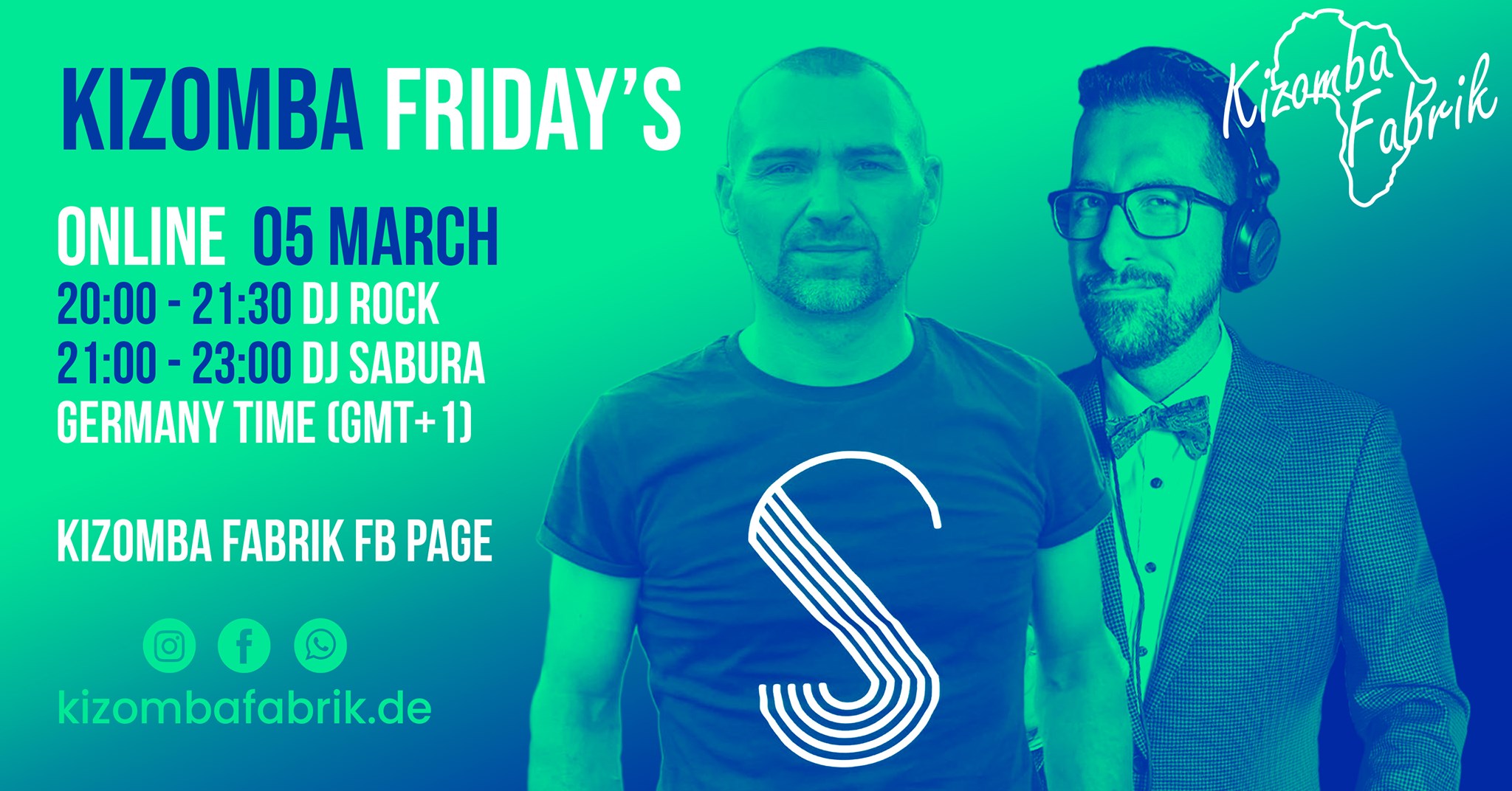 Kizomba Friday's with Dj Sabura & Dj Rock - Weekly Kizomba Night in Frankfurt!