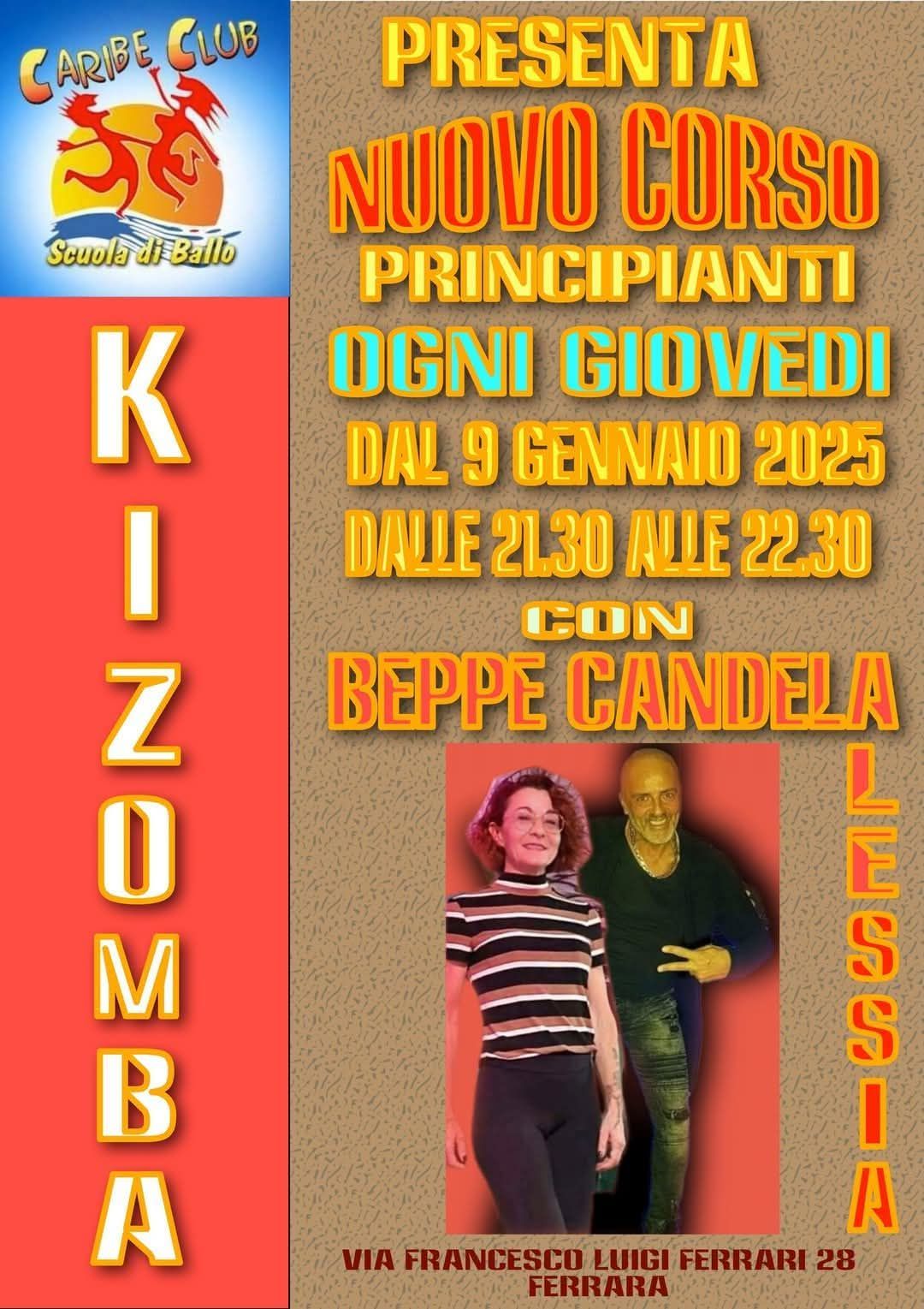 Nuovo Corso Base Kizomba A Ferrara.