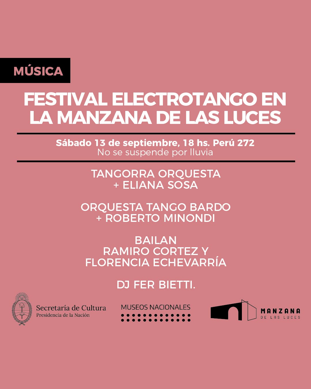 ¡¡Festival Electrotango en la Manzana!!