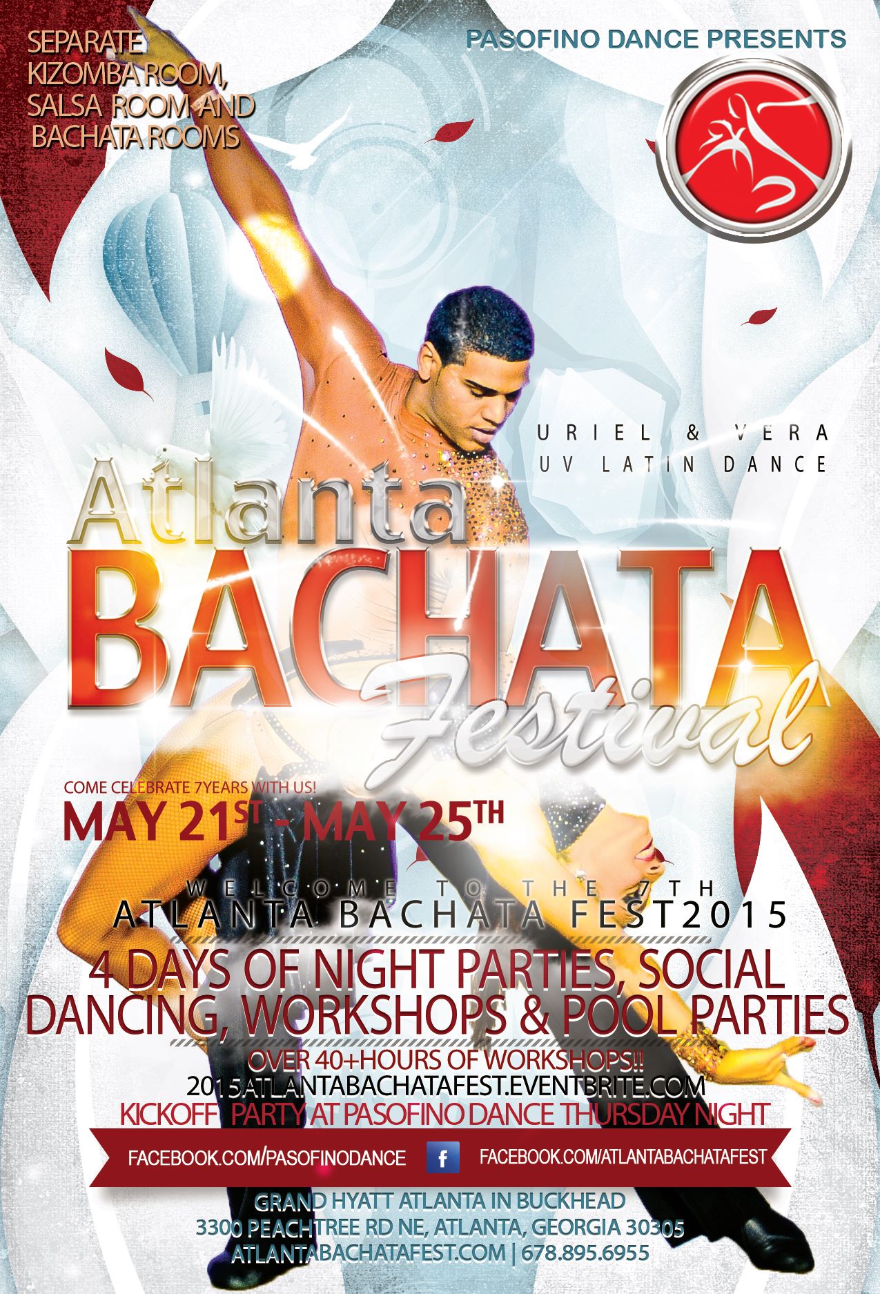 7th ANNUAL ATLANTA INT'L BACHATA FEST - MAY 21-25, 2015