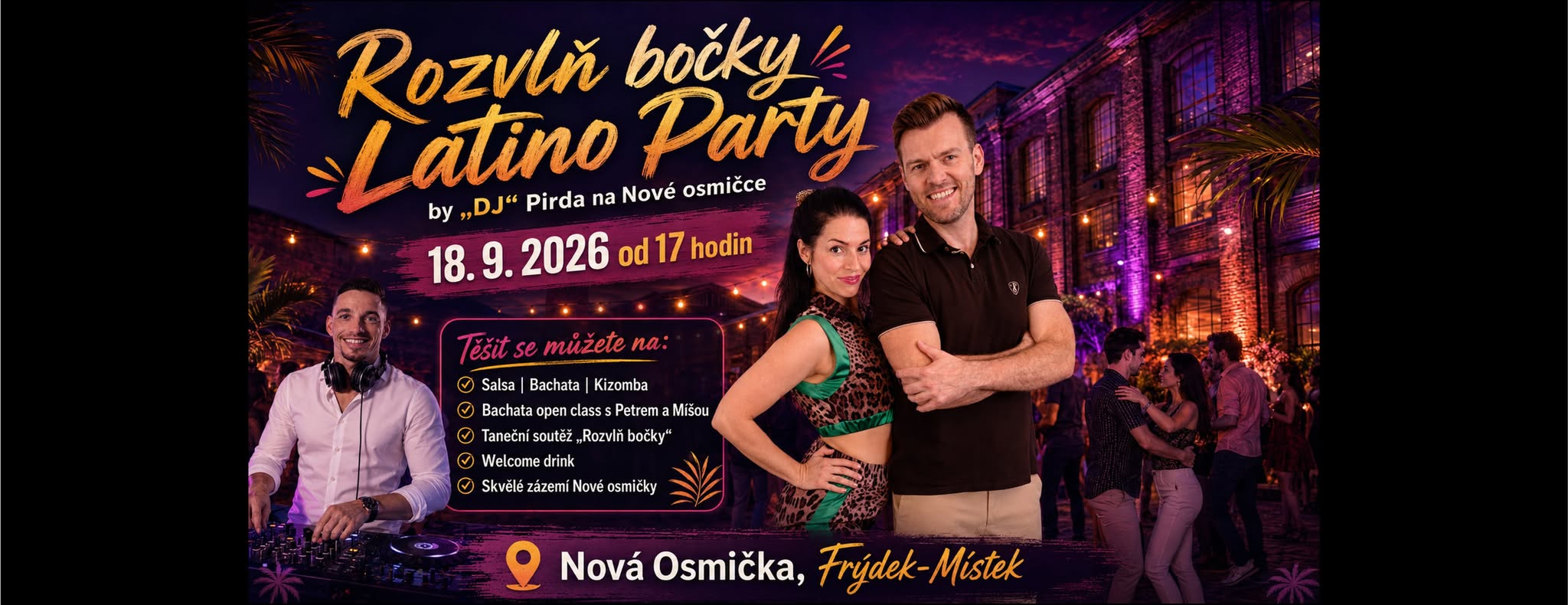 💃🏻Rozvlň bočky Latino Party🕺🏻
