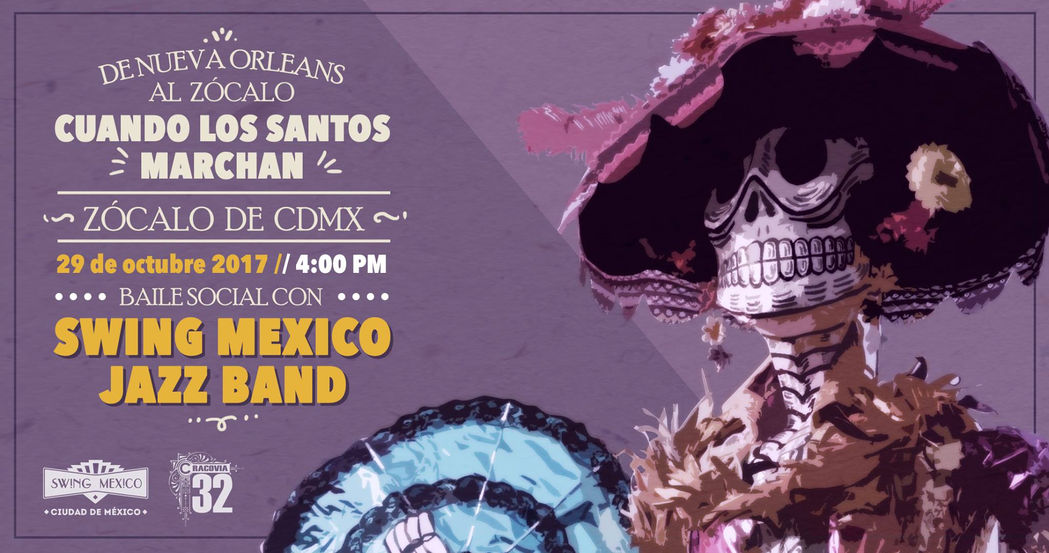 Cuando los santos marchan - baile social con Swing México Jazz Band