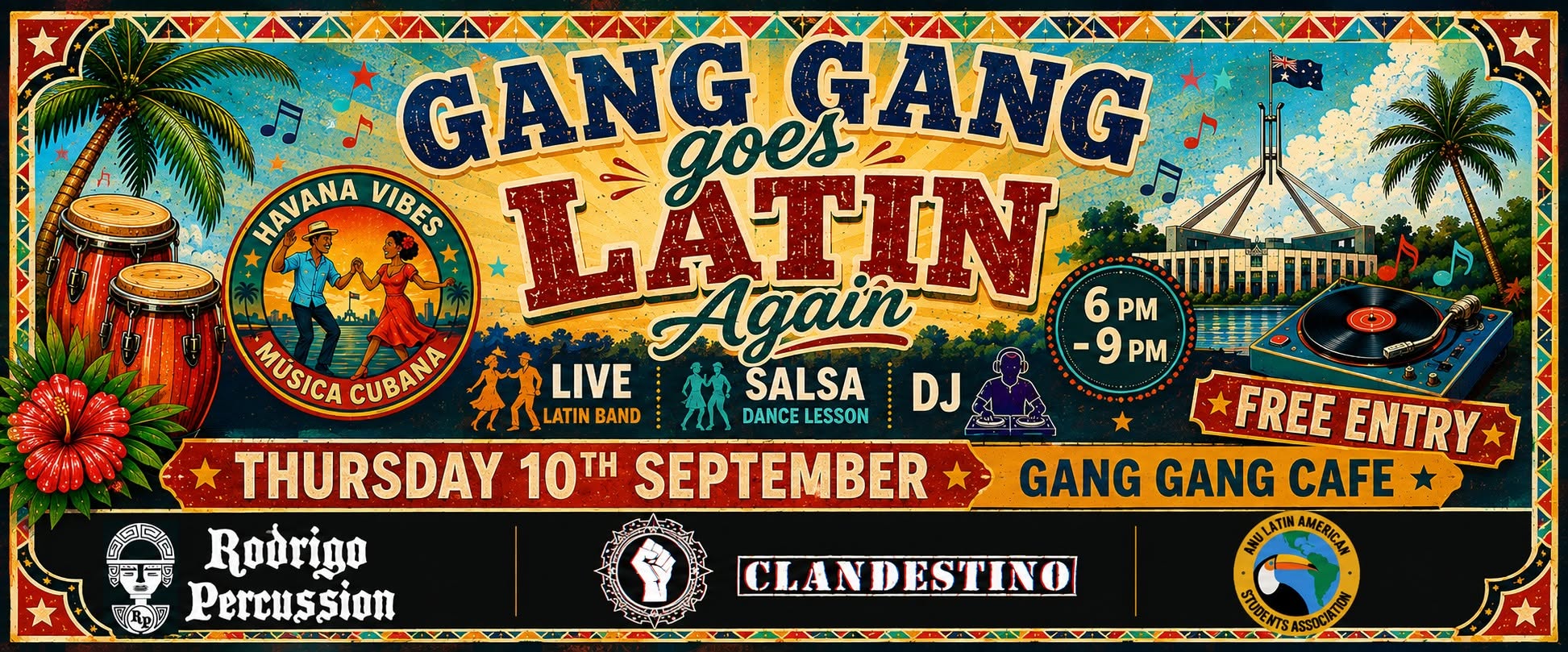 Gang Gang Goes Latin Again