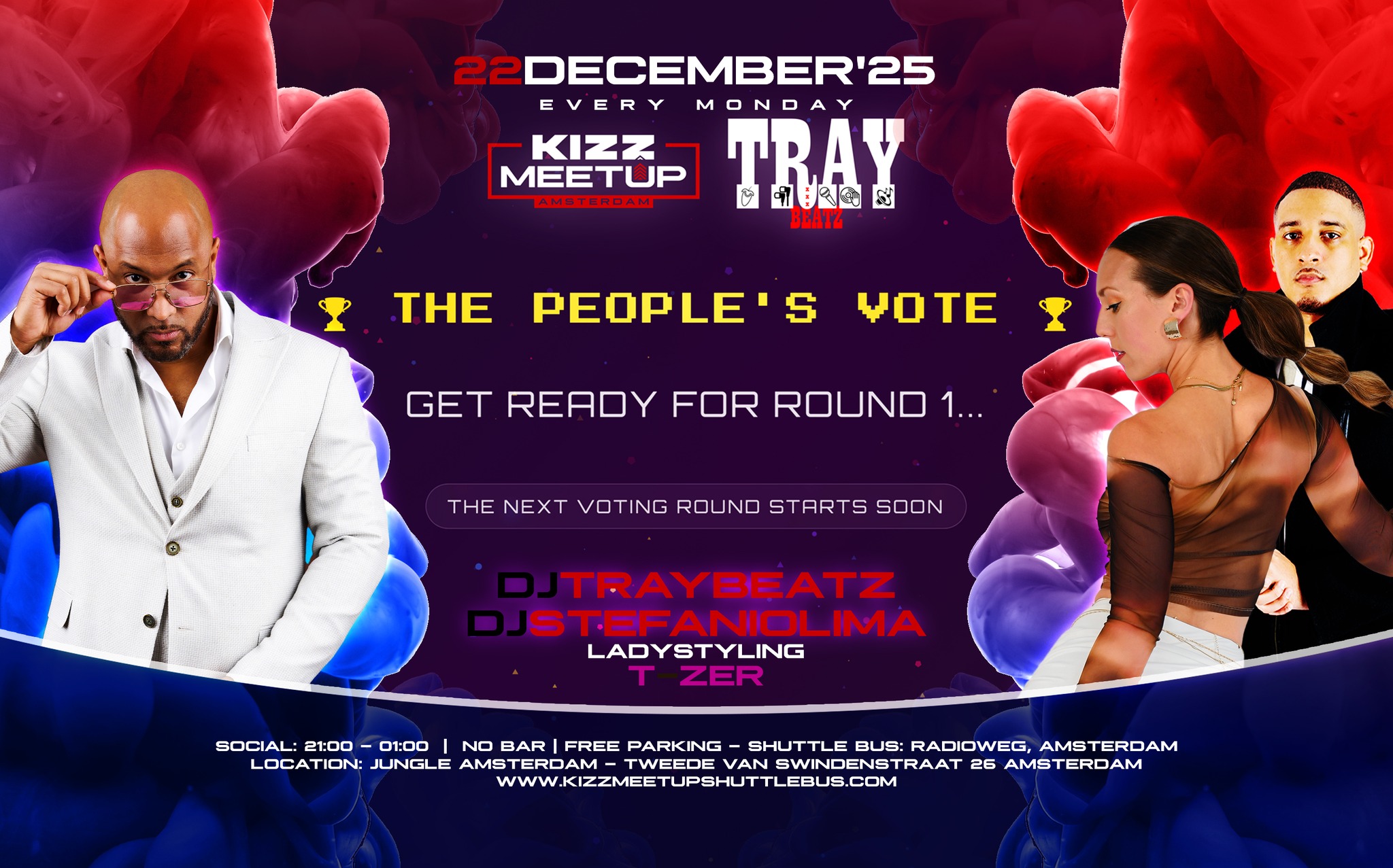 KIZZ MeetUp ‘The People's Vote': Ladystyling T-zer Stefanio x Traybeatz