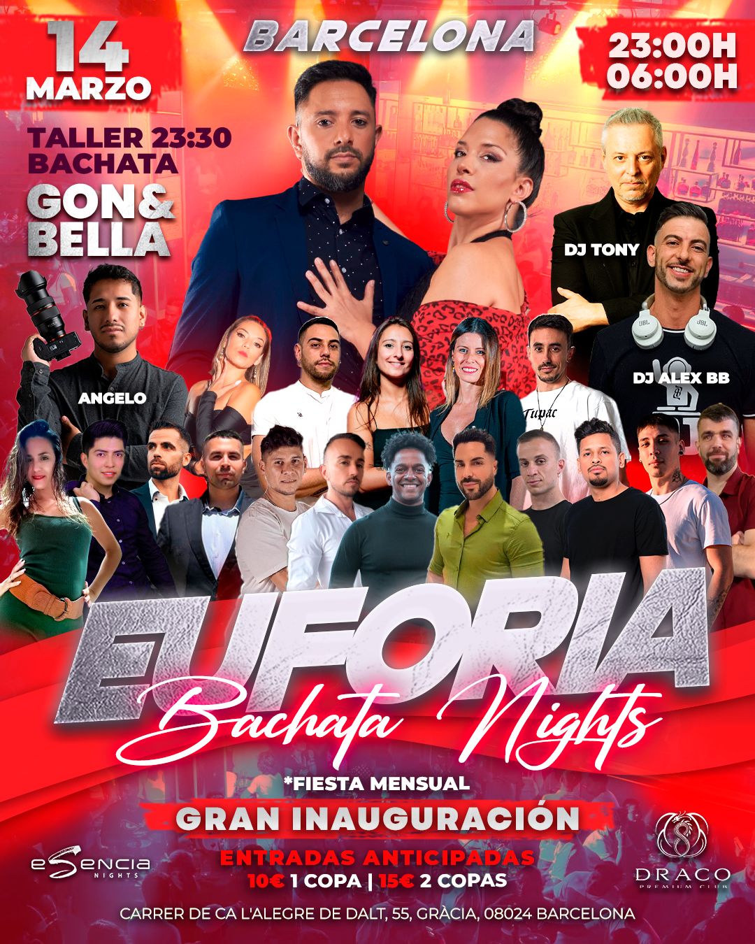 Euforia - fiesta de Bachata y Salsa - By esencia nights