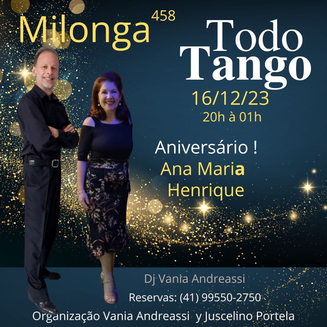 Última Milonga Todo Tango de 2023! Sábado 16 12 23
