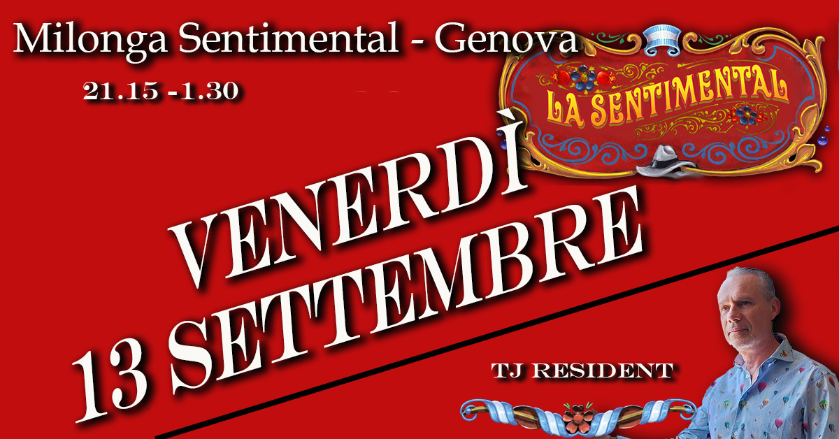 La Sentimental - Tutti i venerdì a Genova