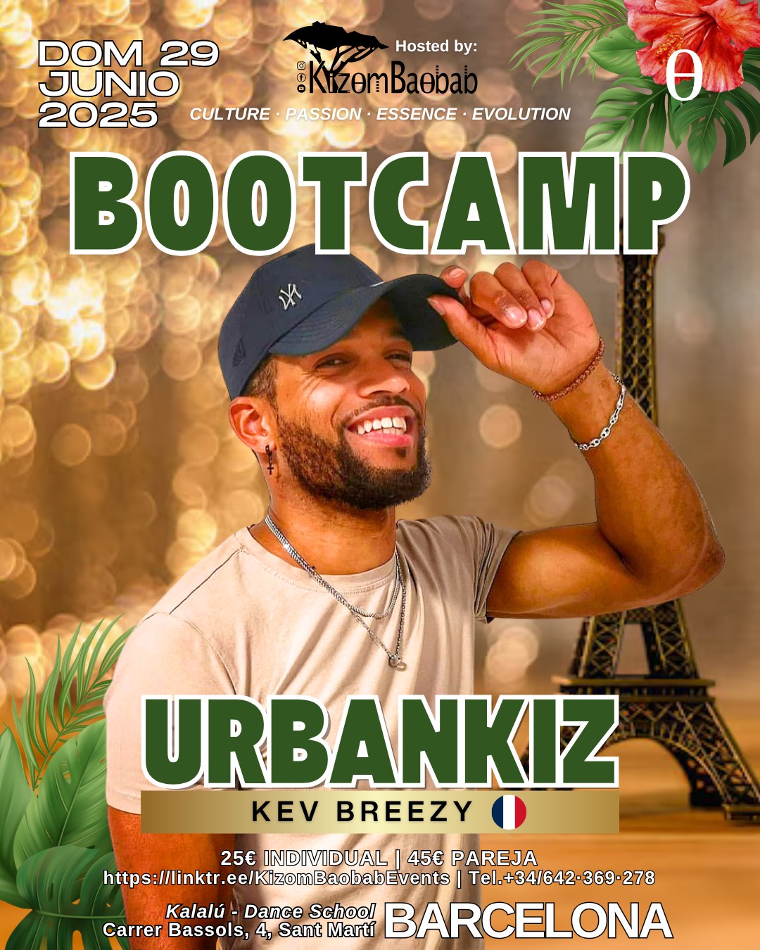 URBANKIZ BOOTCAMP KEV BREEZY (FR) & JUDITH 29.06.2025 ๐ Barcelona by KizomBaobab