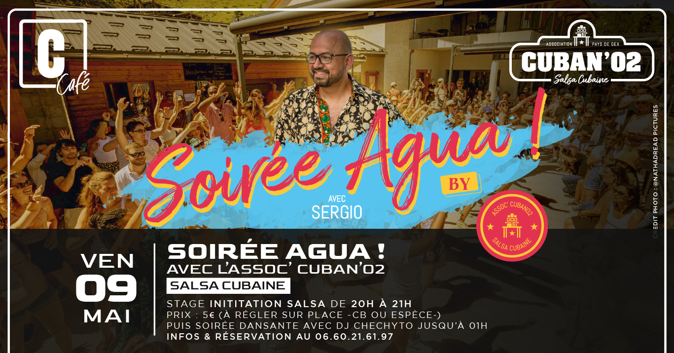 Soirée Agua ! 100% Salsa !