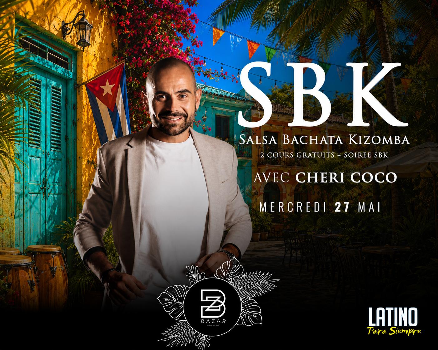 2 Cours Bachata et Soirée Salsa Bachata Kizomba au Bazar