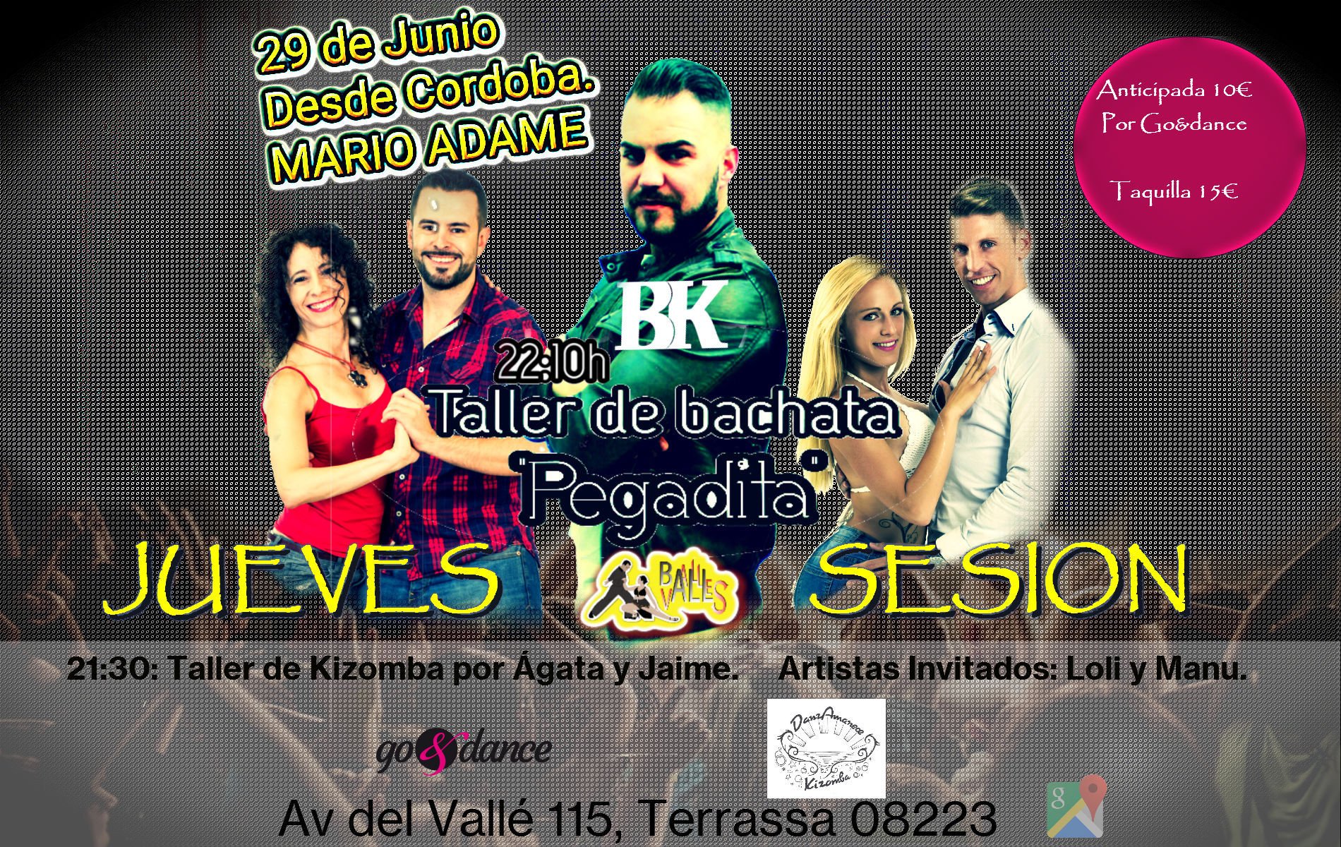 Thusday BK with MARIO ADAME.