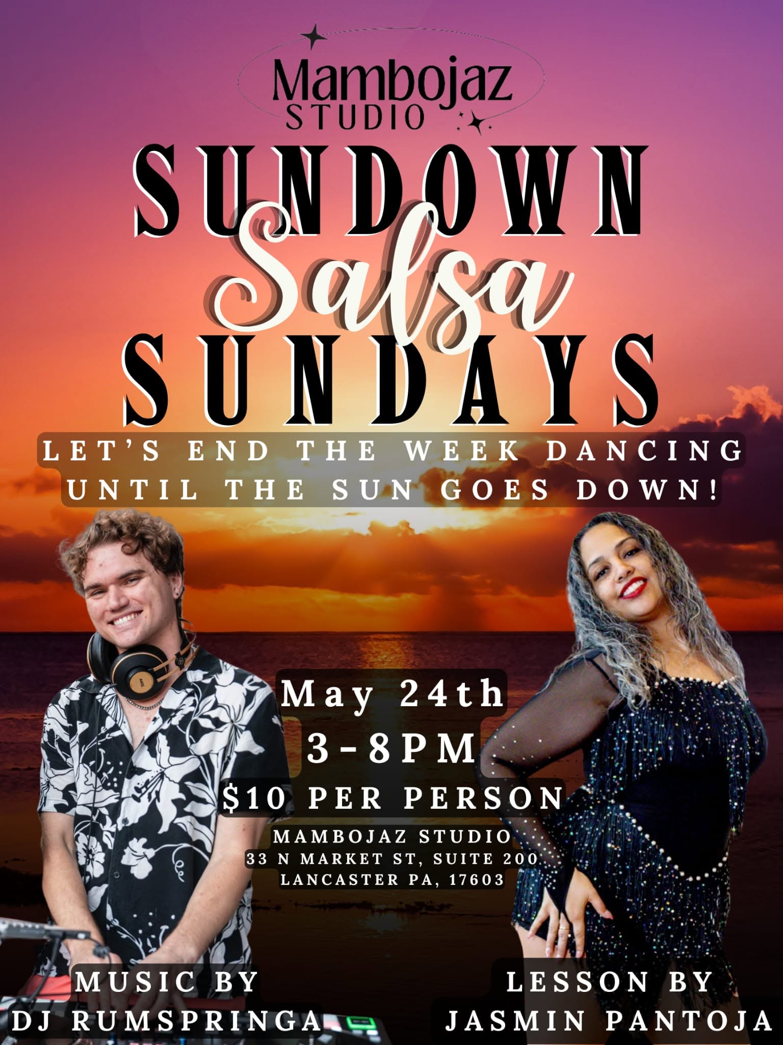 Sundown Salsa Sunday's at Mambojaz Studio