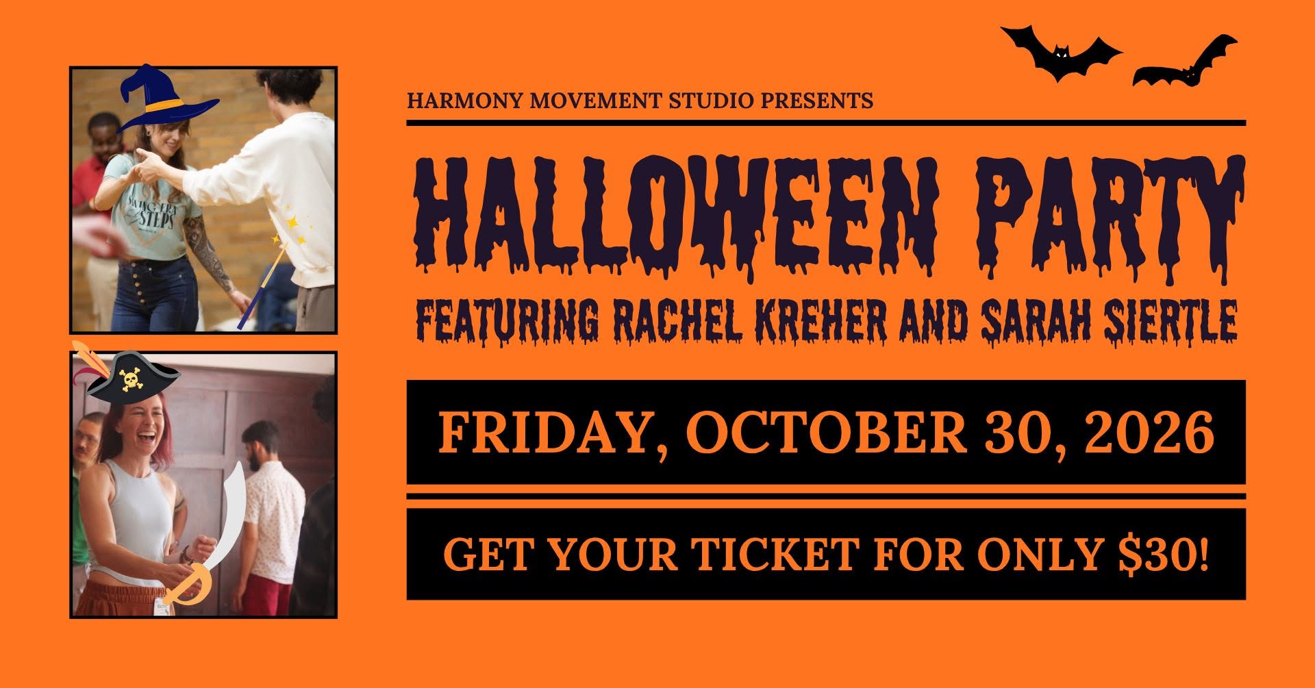 Halloween Party featuring Rachel Kreher and Sarah Siertle