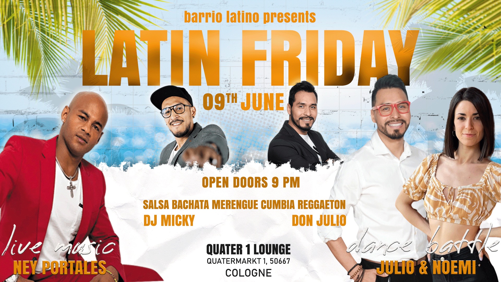 Latin Friday with Live Music - JUNI Edition