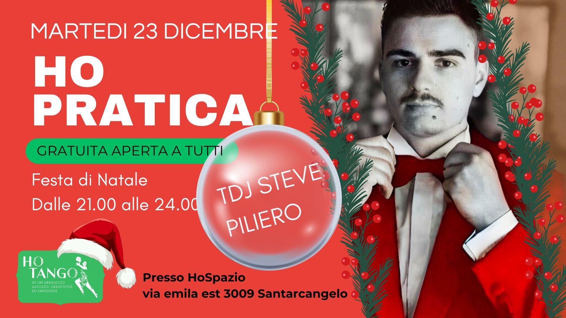 HOPratica speciale Natale con Steve Piliero