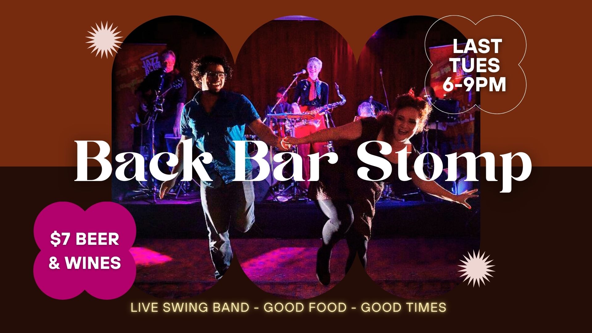 Back Bar Stomp - Monthly Swing Dancing & Band