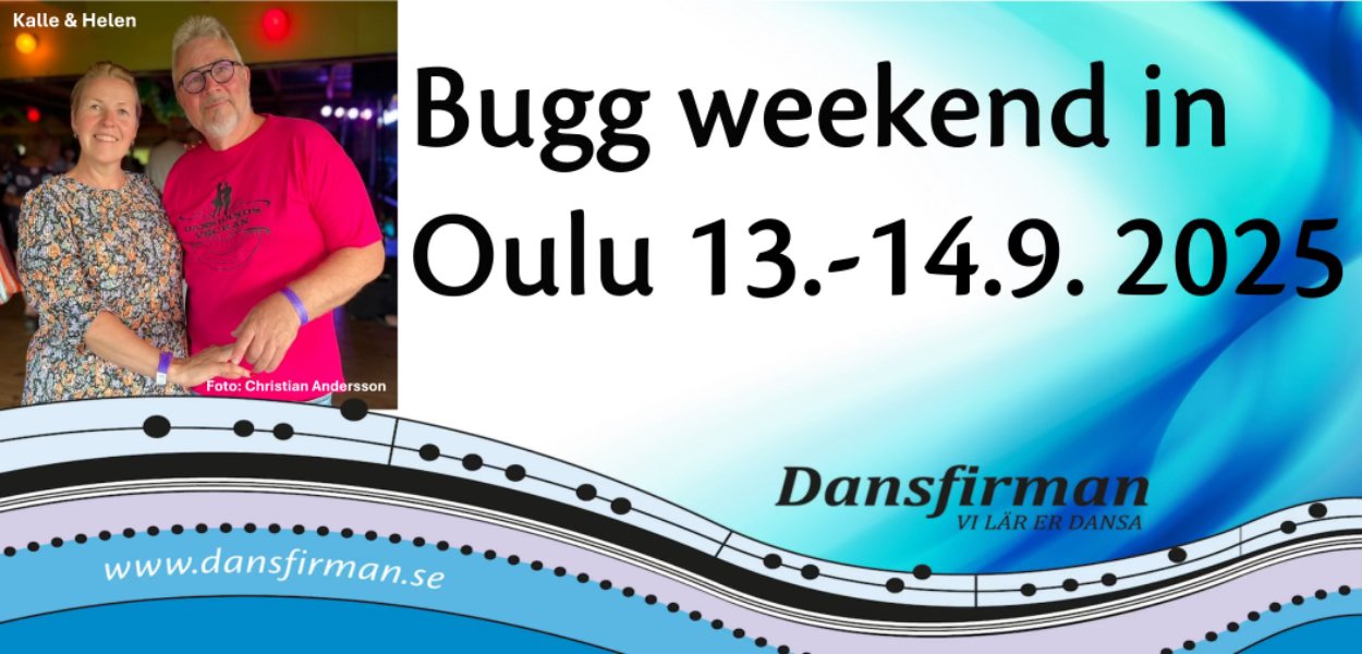 Dansfirman Kalle Palo tulee Ouluun 13.-14. syyskuuta.