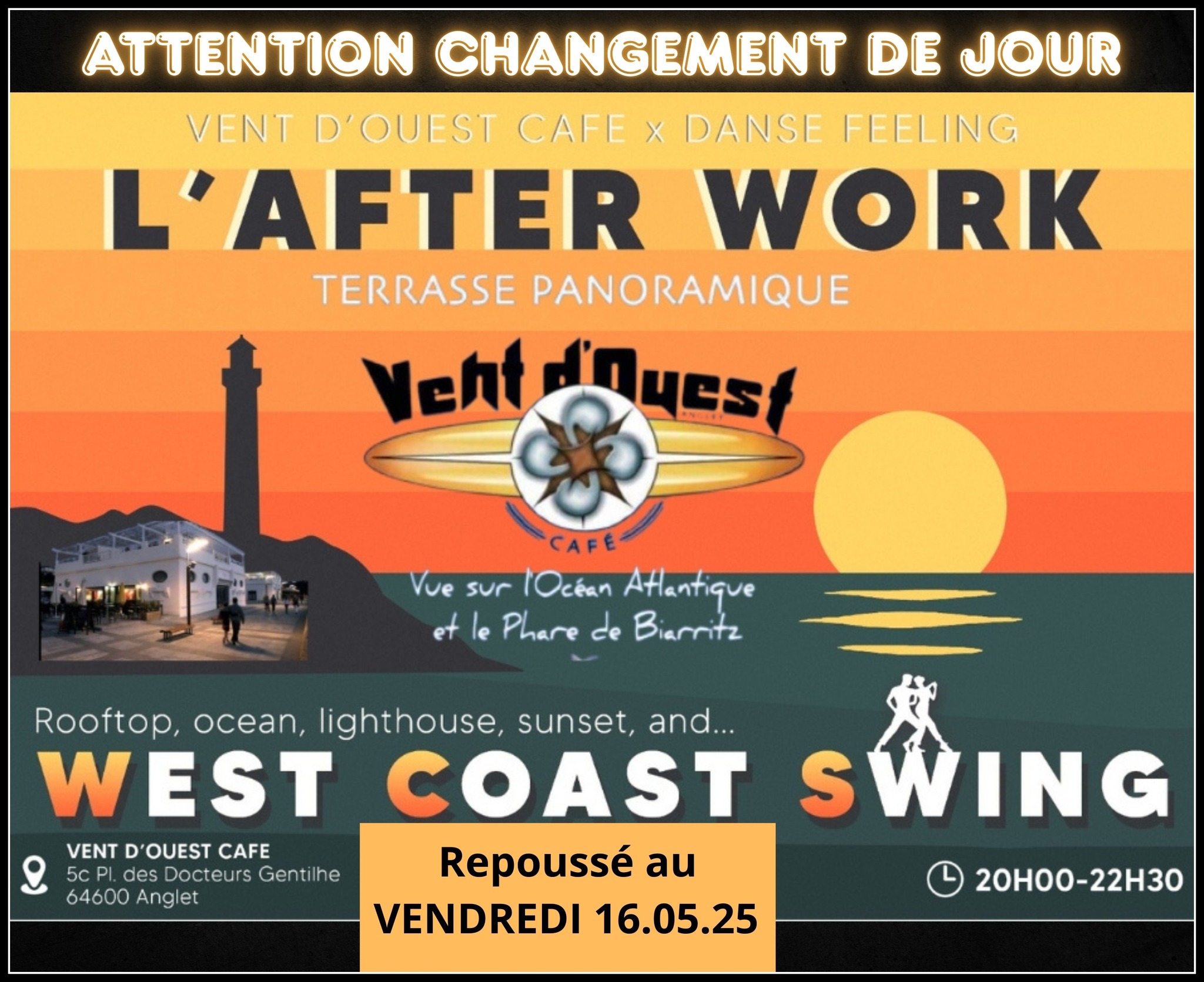 After Work West Coast Swing au Vent d'Ouest à Anglet