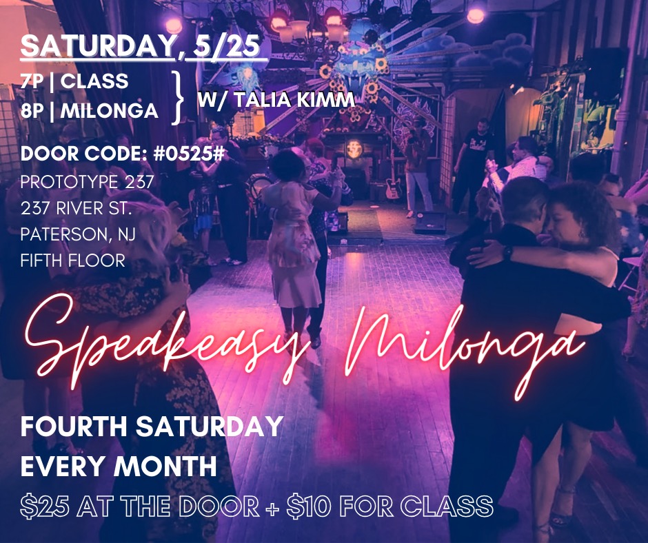 Speakeasy Milonga w Talia Kimm