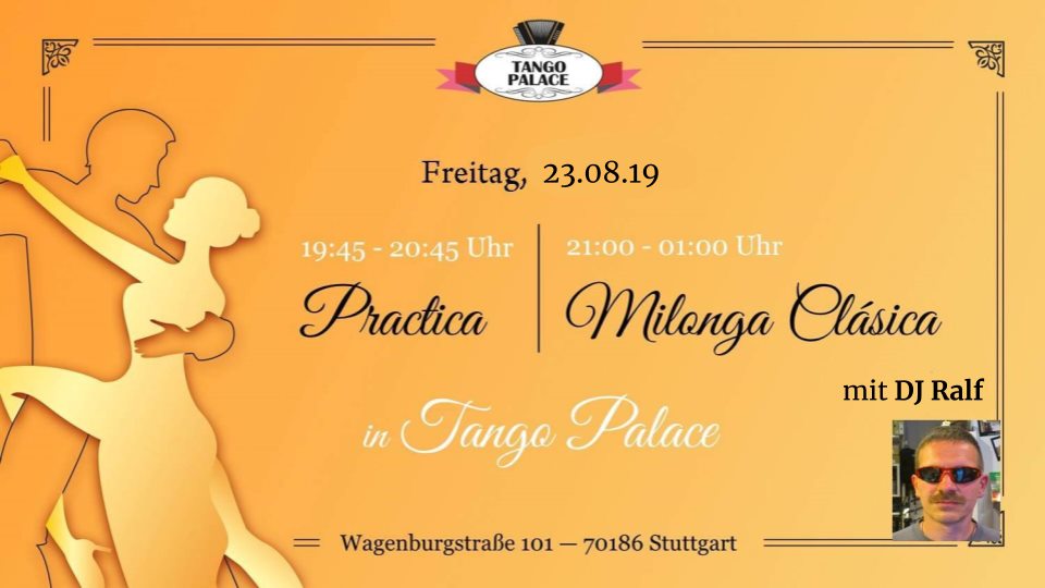 Practica und Milonga clasica in Tango Palace
