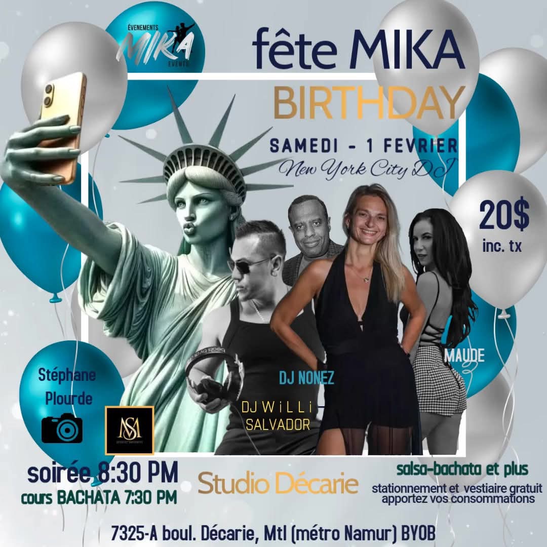 SAVE THE DATE: DJ Invité New York City et anniversaire de MIKA