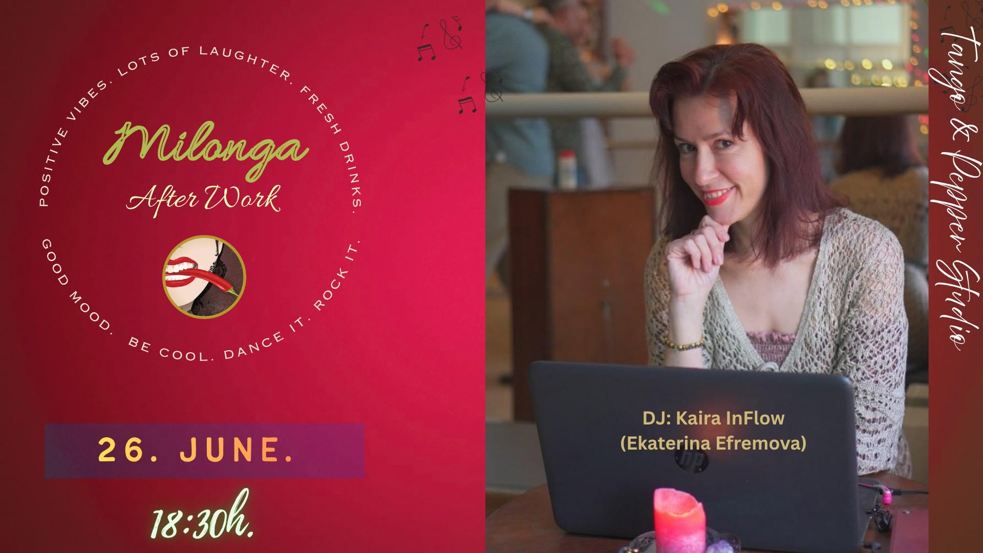 Milonga Tango & Pepper "After work" - DJ Kaira InFlow