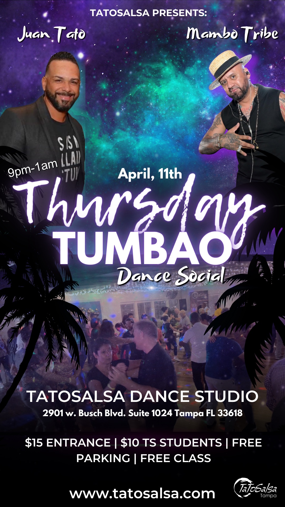 TUMBAO Thursday Monthly Dance Social - Lesson by Juan TaTo
