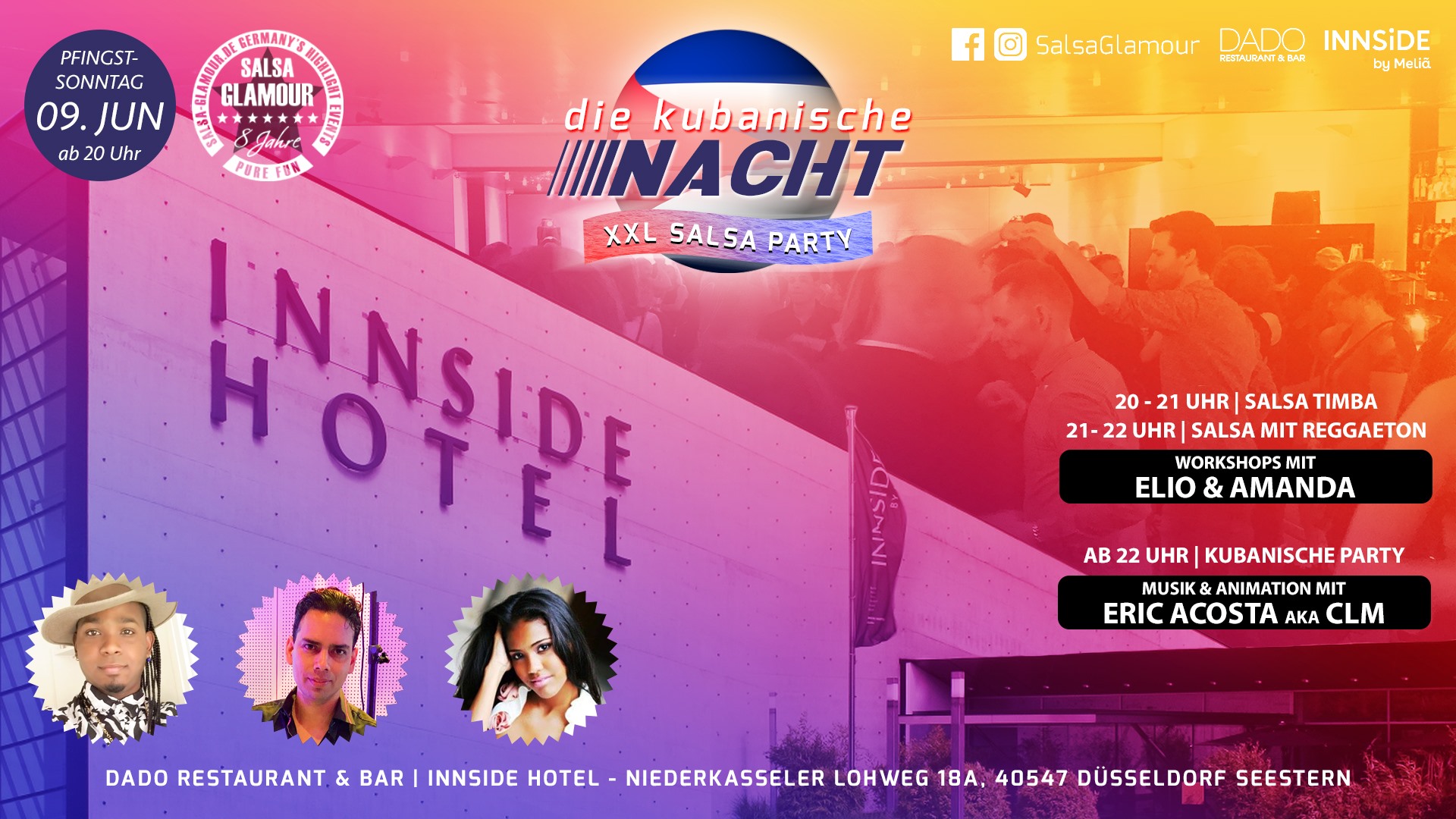 Kubanische Nacht XXL Salsa Glamour Party Düsseldorf Seestern