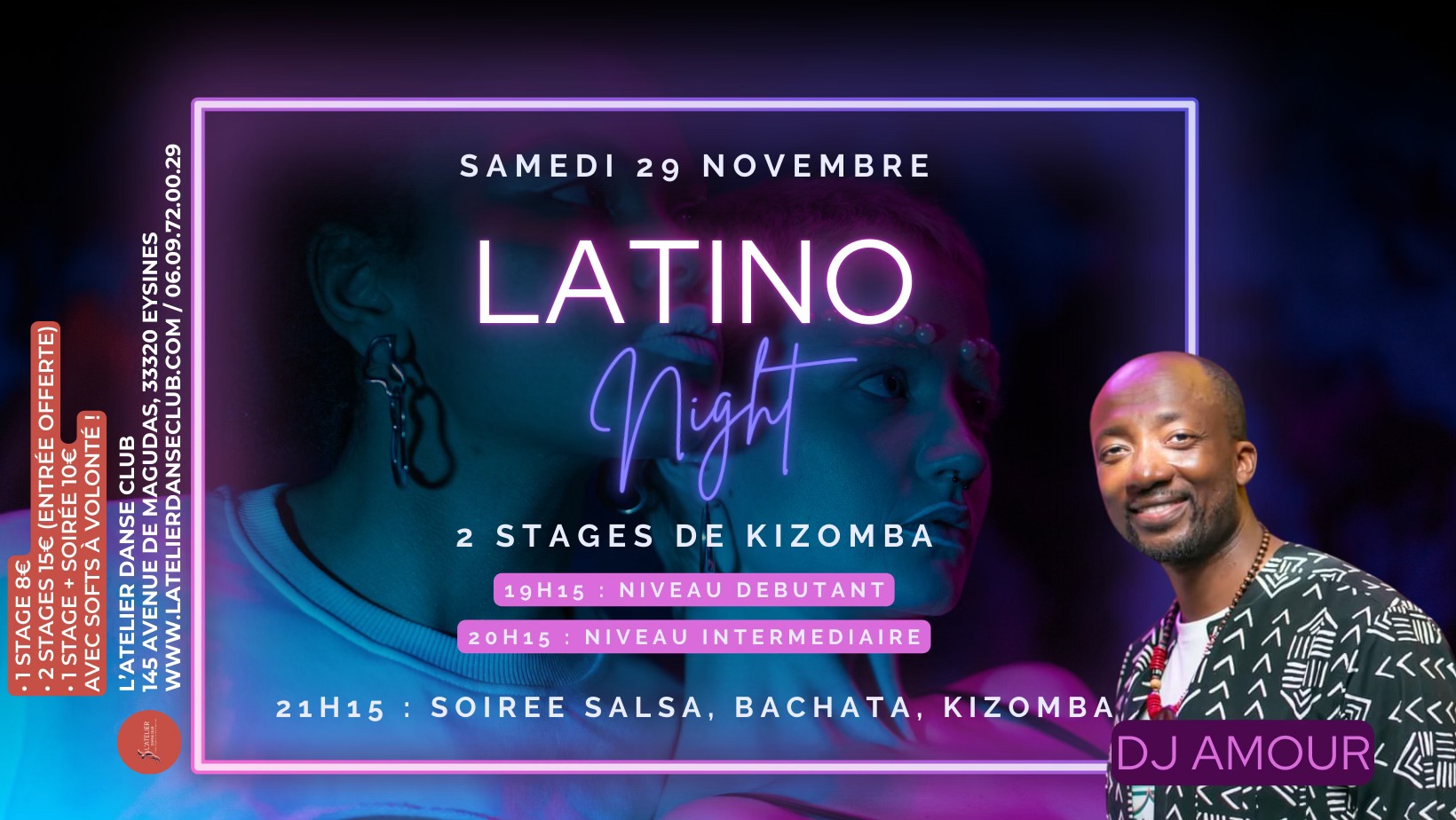 2 stages de Kizomba & Soirรฉe Latino SBK