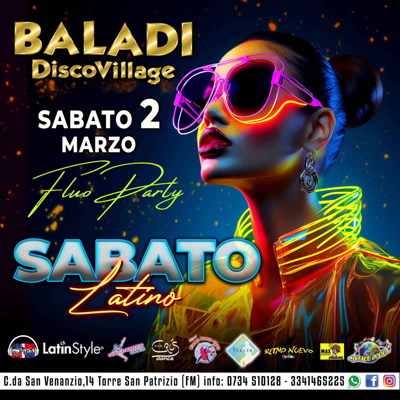 IL SABATO LATINO @ BALADI Disco Village Cena e Dopocena