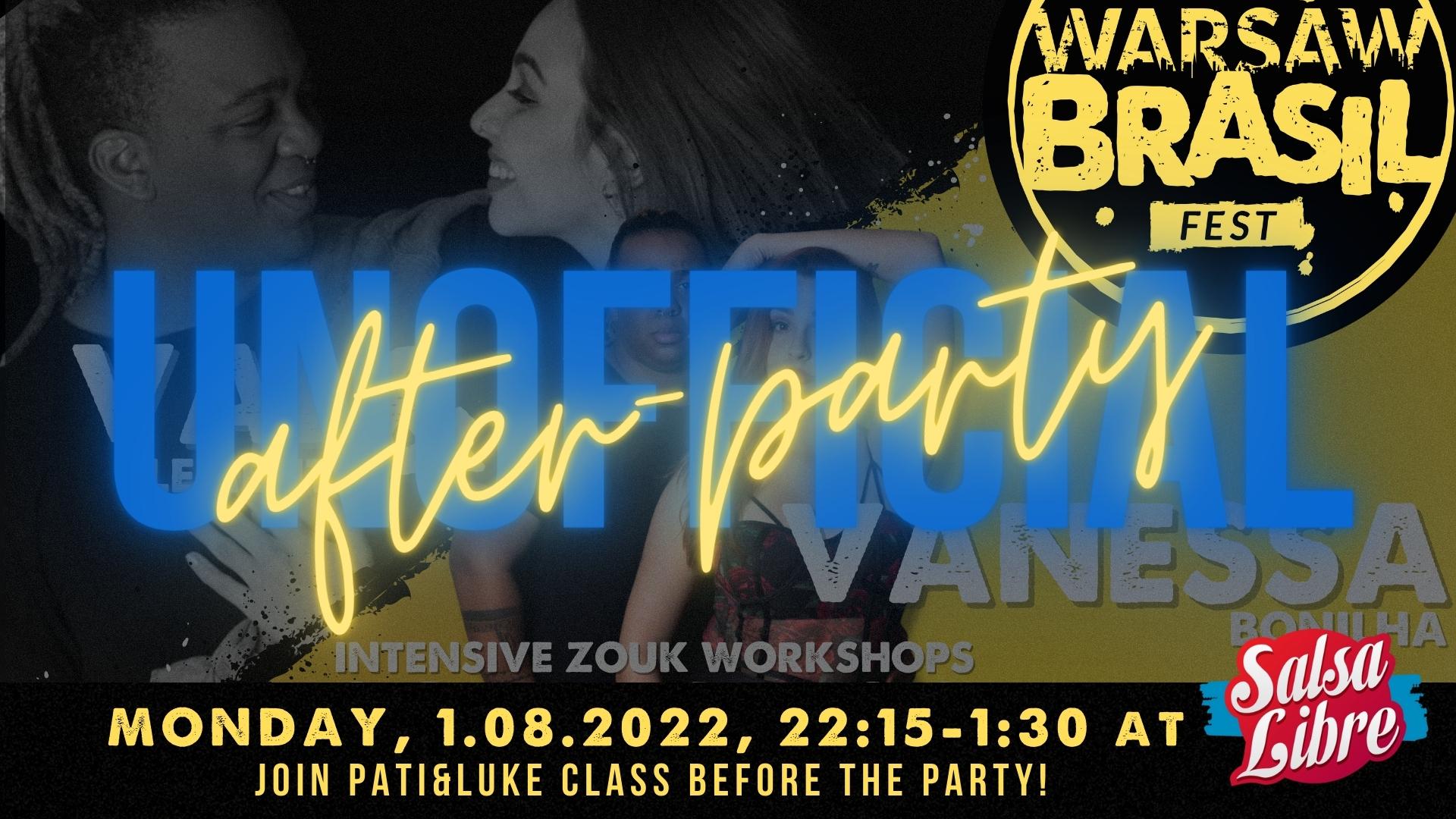 WARSAW BRASIL FEST - UNOFFICIAL AFTER-PARTY - SALSA LIBRE - 01.08.22