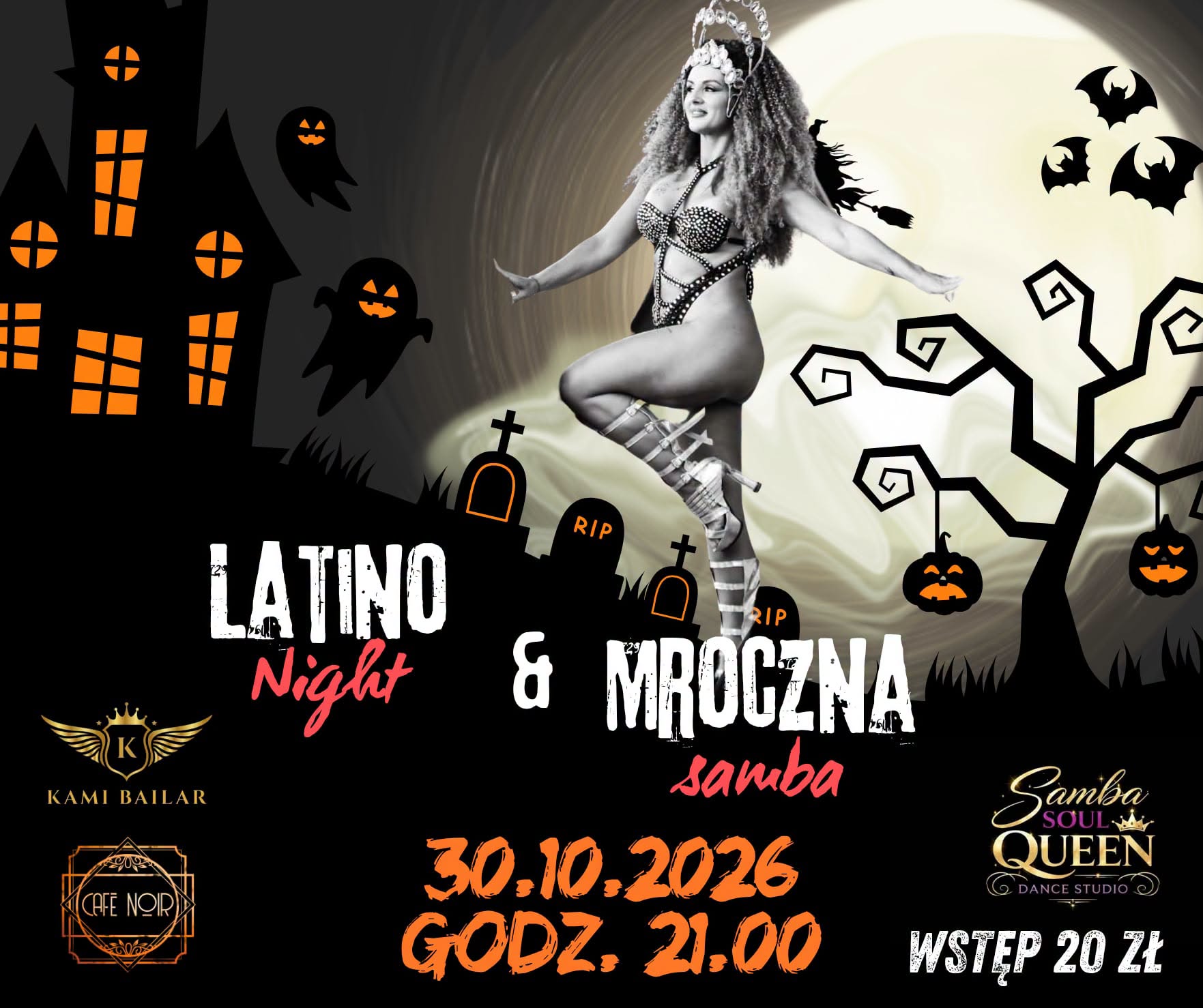 🎃💀 HALLOWEEN LATINO NIGHT 💀🎃 I Salsa*Bachata*Kizomba*Merengue I 30.10 21:00 I Cafe Noir 🖤☕