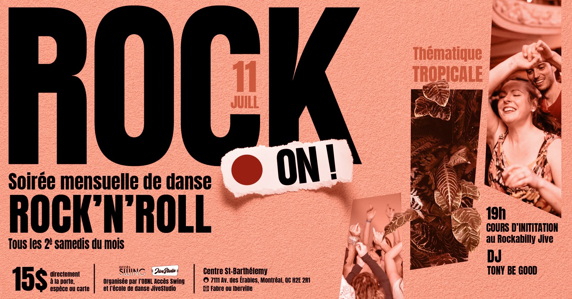 Vos prochains samedis Rock n Roll