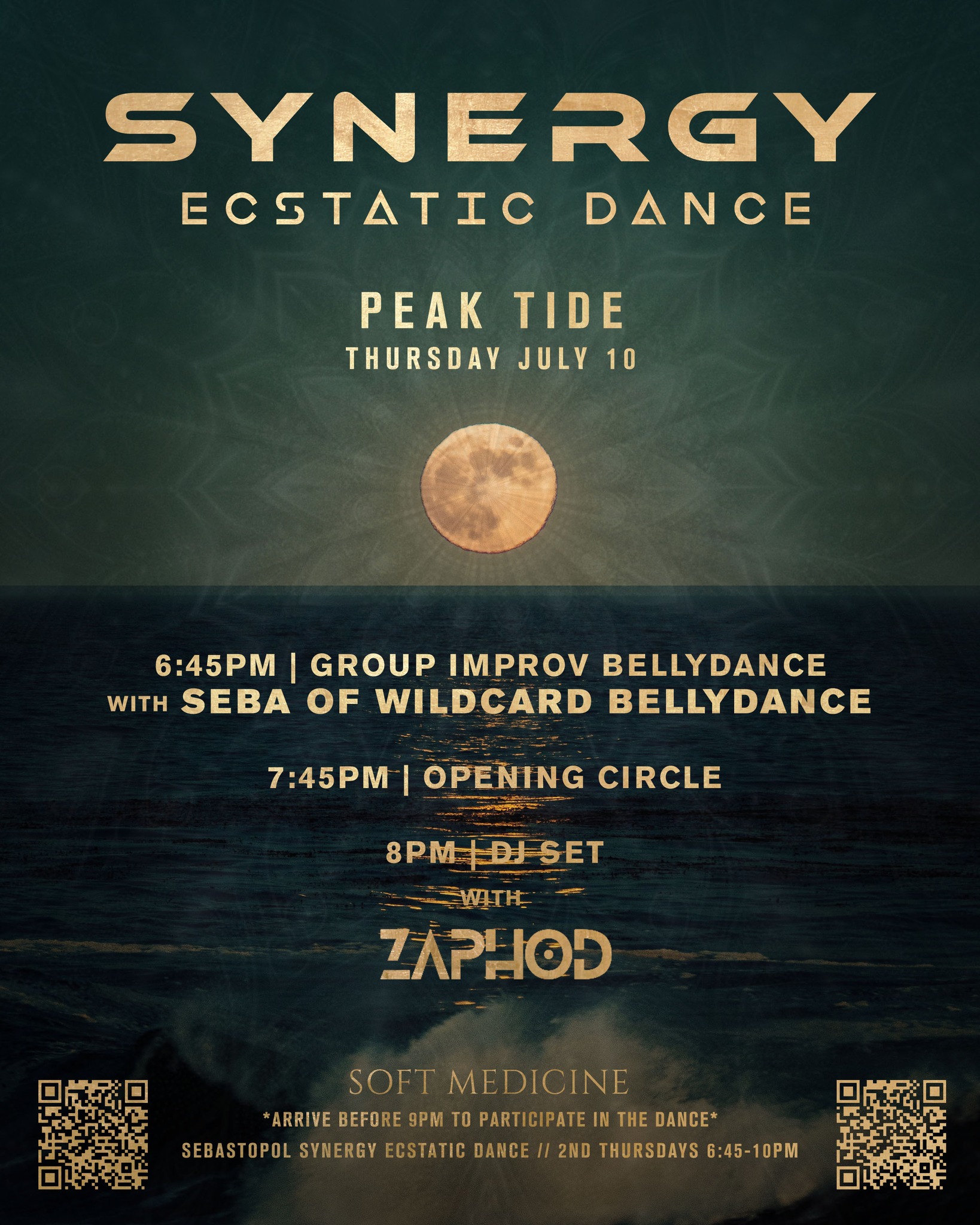 Synergy Ecstatic Dance: PEAK TIDE (and 3 year anniversary!)