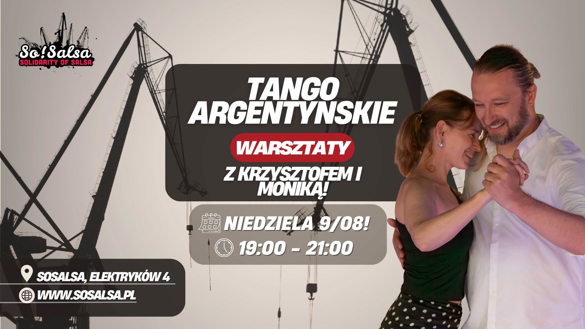 TANGO ARGENTYŃSKIE - WARSZTATY Z KRZYSZTOFEM I MONIKĄ! 💃🏽🕺🏽
