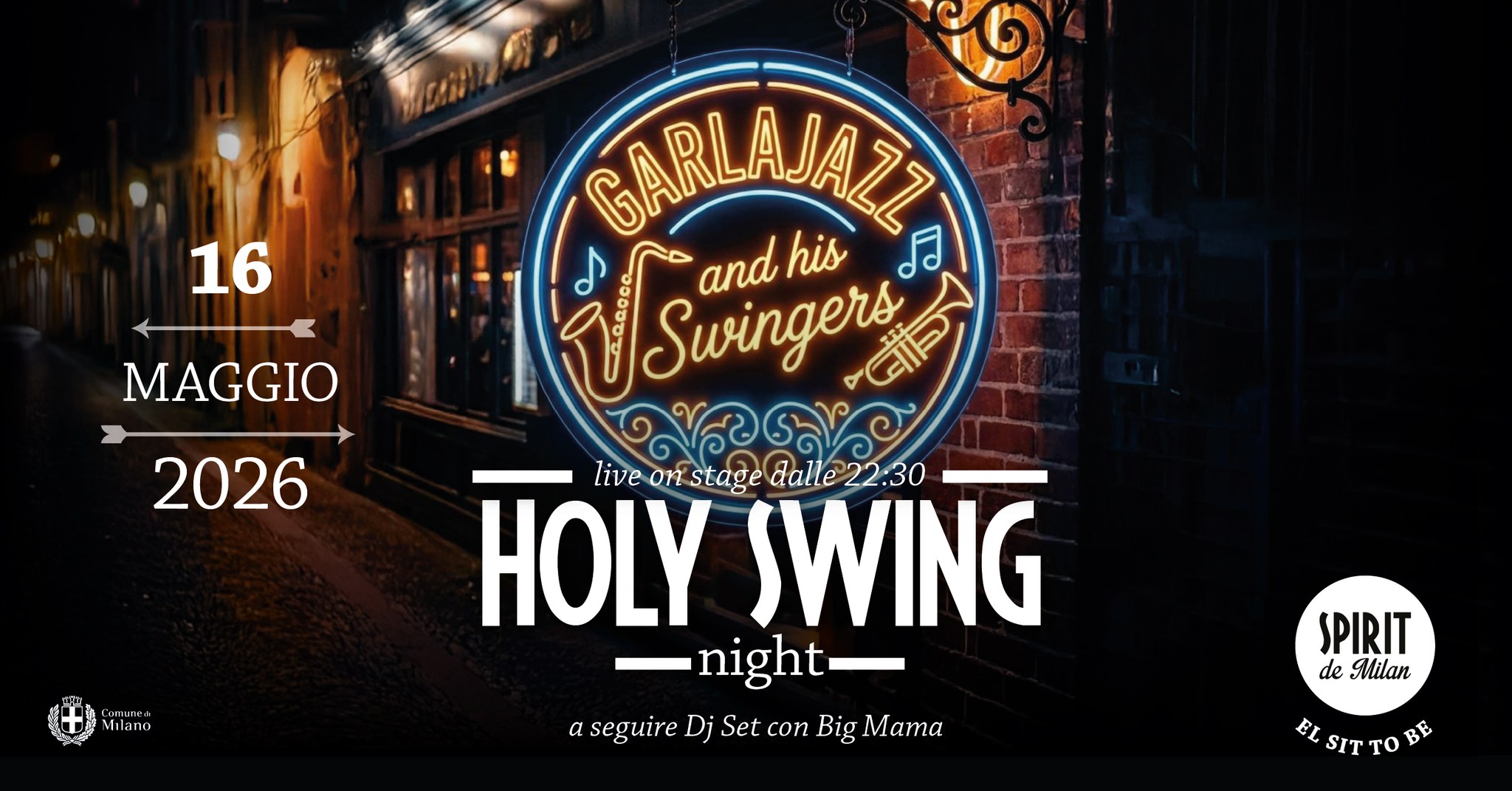 Holy swing night Garlajazz and His Swingers