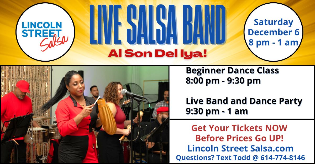 Live Salsa Band - Al Son Del Iya - Lincoln St. Salsa!