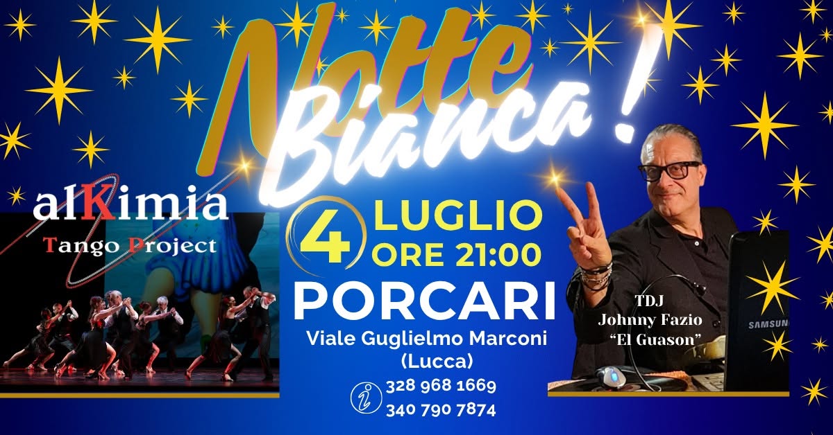 Alkimia Tango Project alla "Notte Bianca" di Porcari