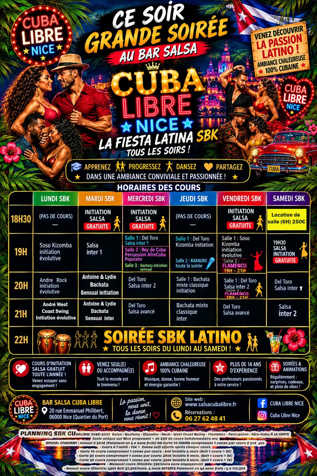 SALSA, cours initiation totalement GRATUITS !