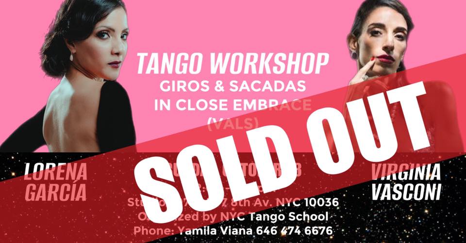 Tango Workshop with Virginia Vasconi & Lorena García in NYC
